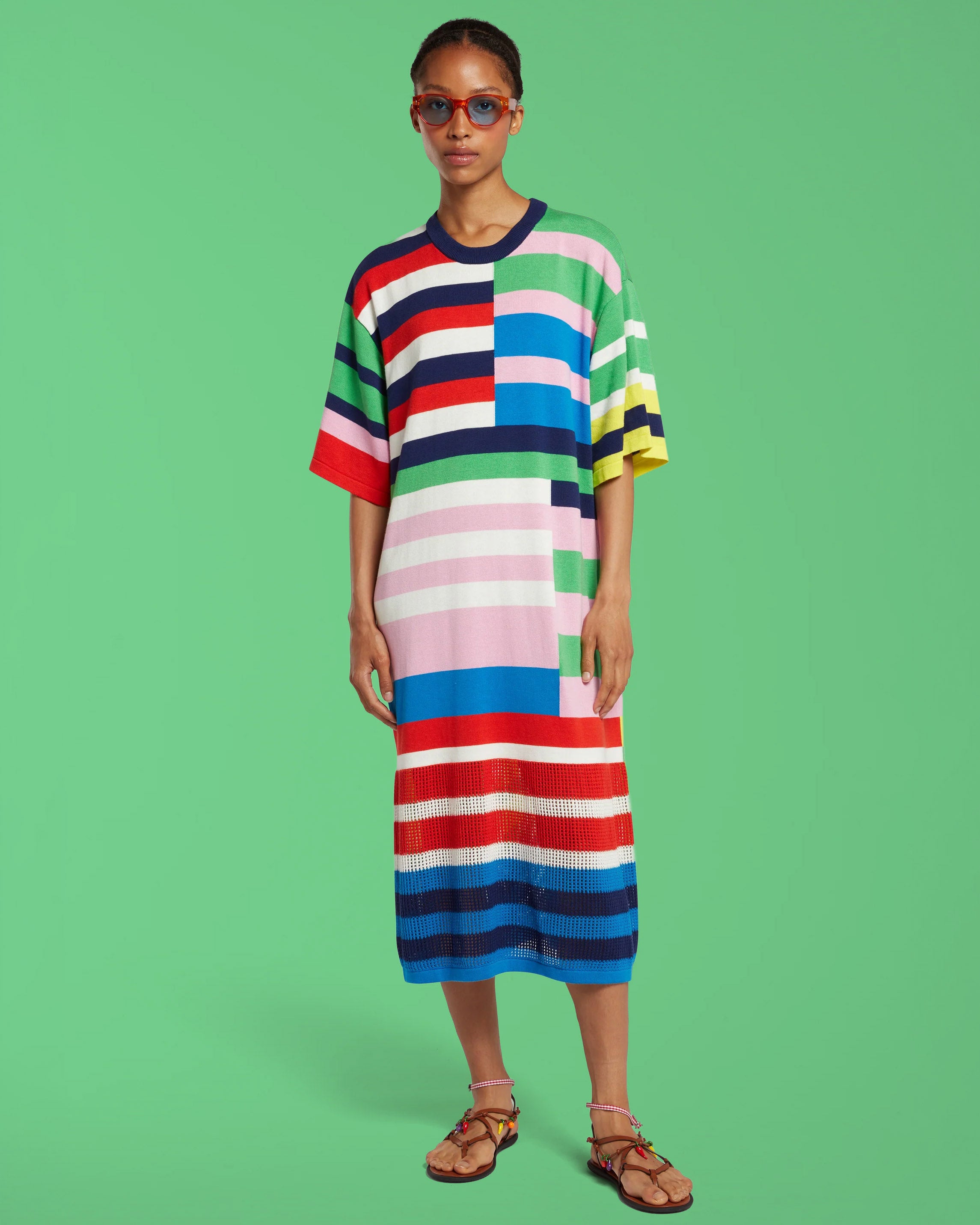 Knit Stripe Dress