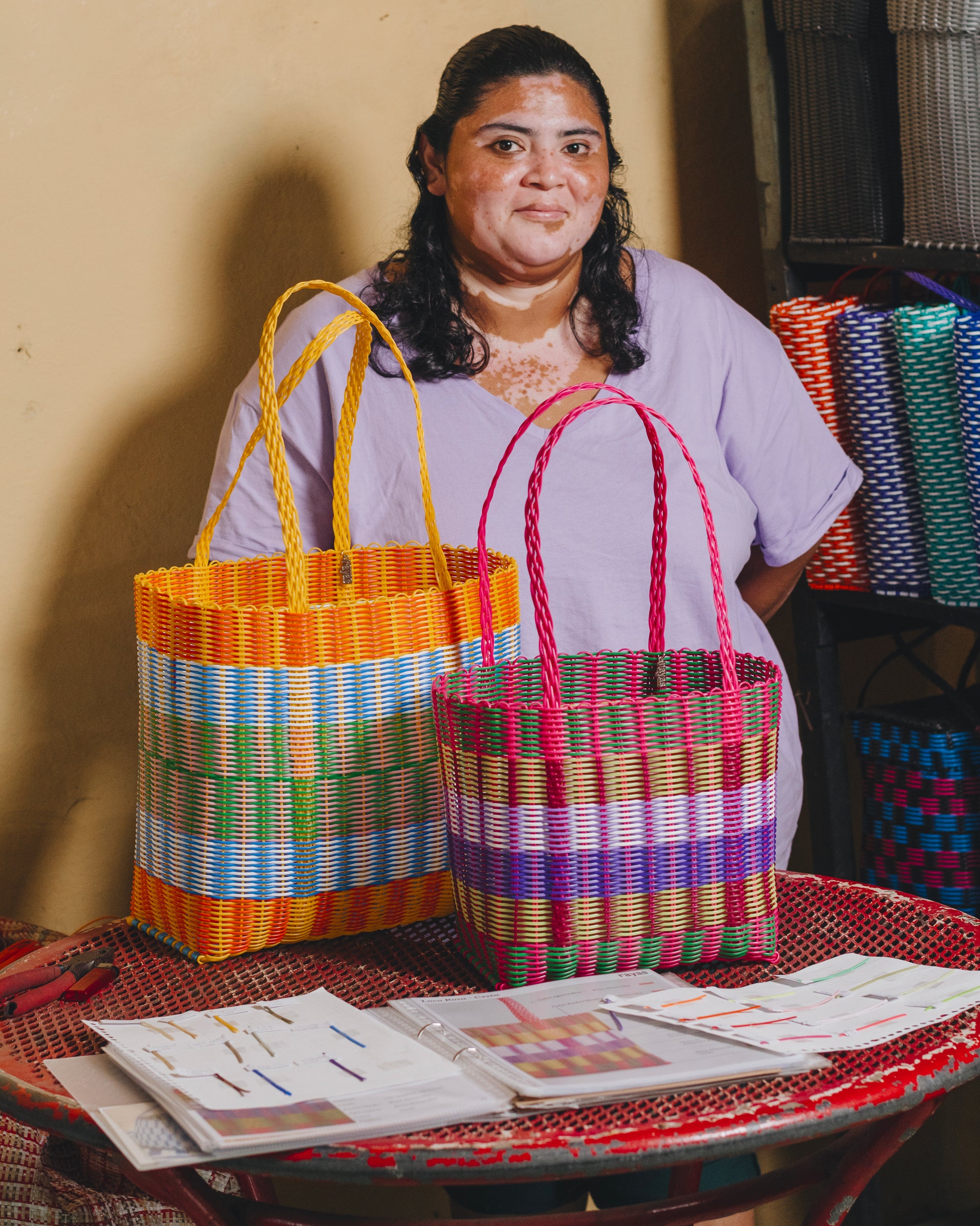 The baskets