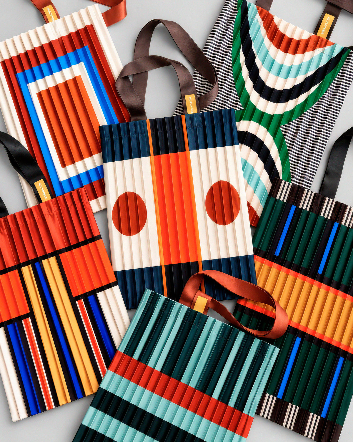 Satin Pleated Bags by Multitudes
