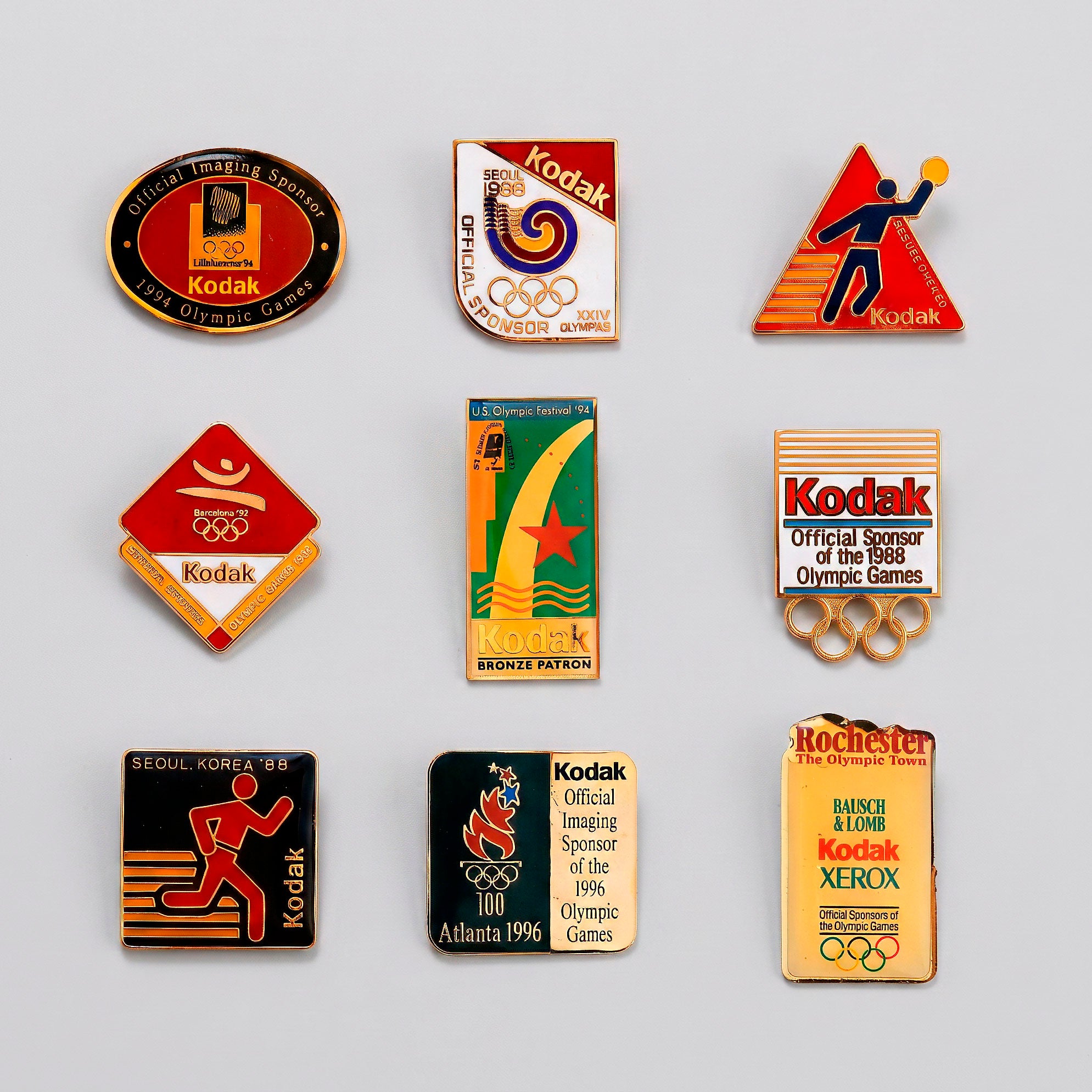 Vintage Kodak Enamel Pins by Retrospekt