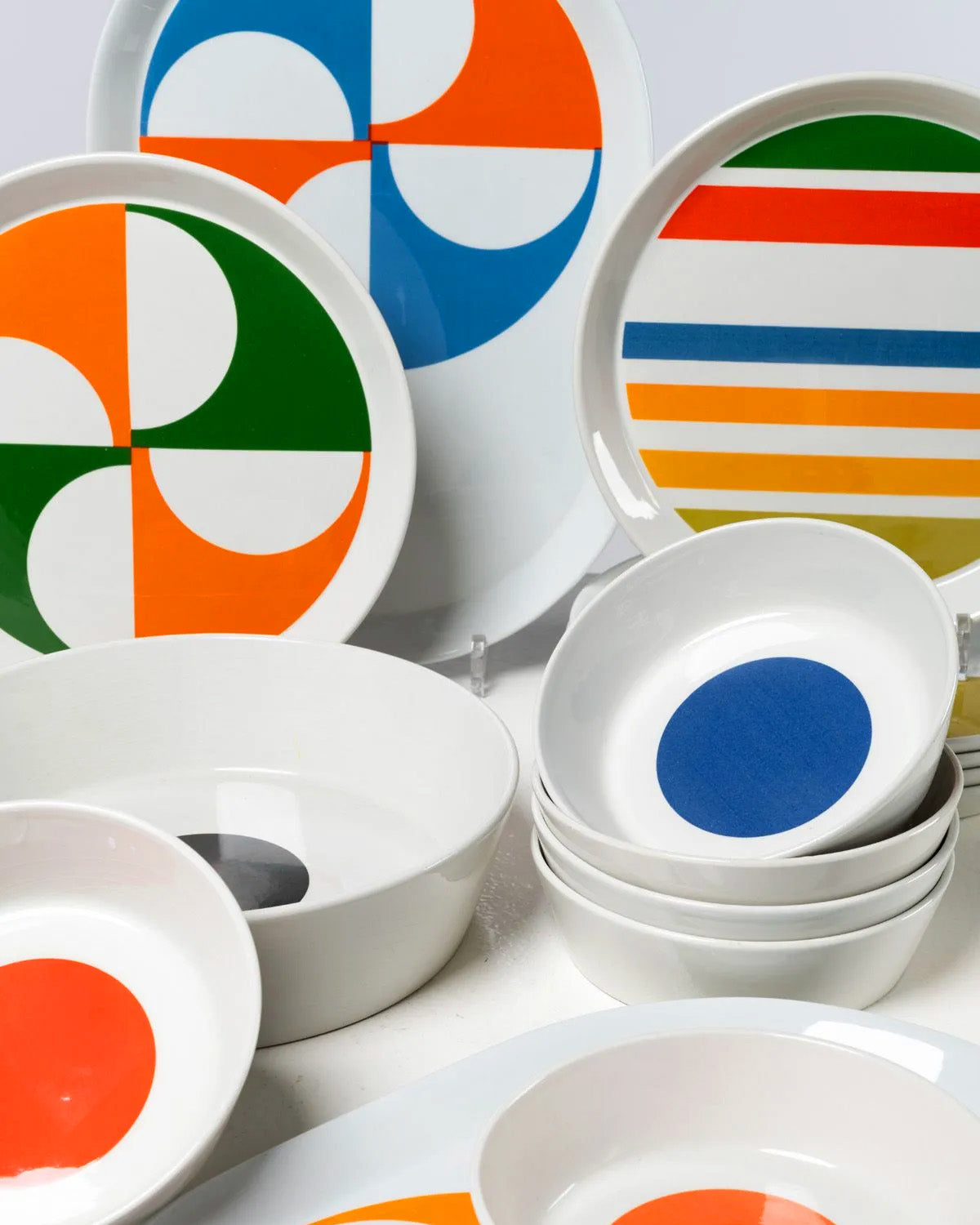 Gio Ponti 15 pieces Dinner Set by Drouot