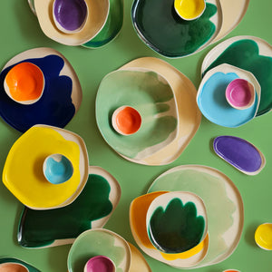 Multicolour ceramics