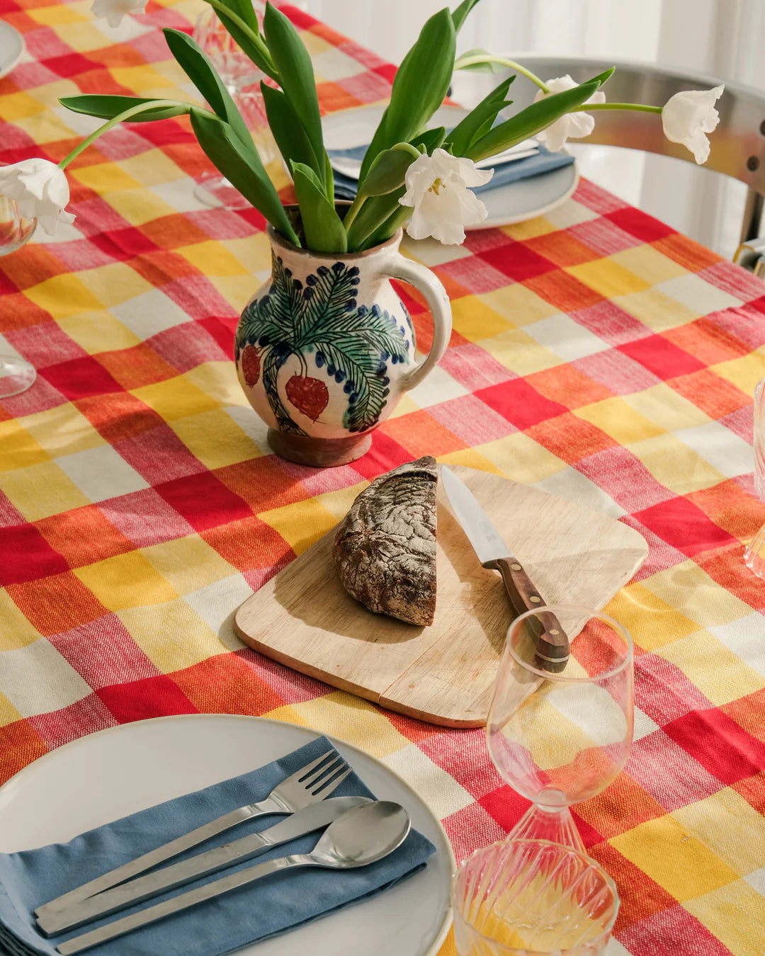 Balsamo & Carao Tablecloths by Rayas Collective