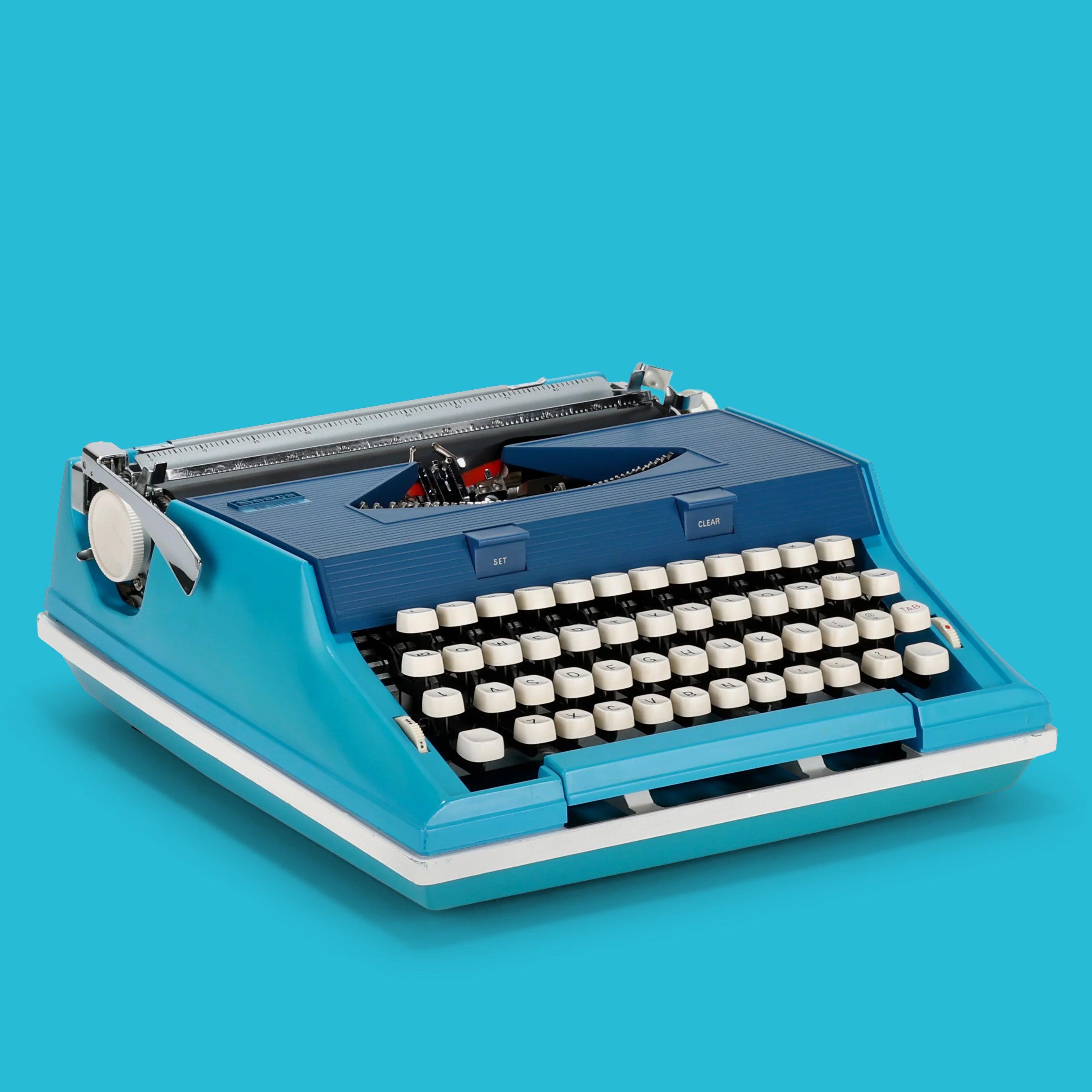 Sears Malibu Blue typewriter