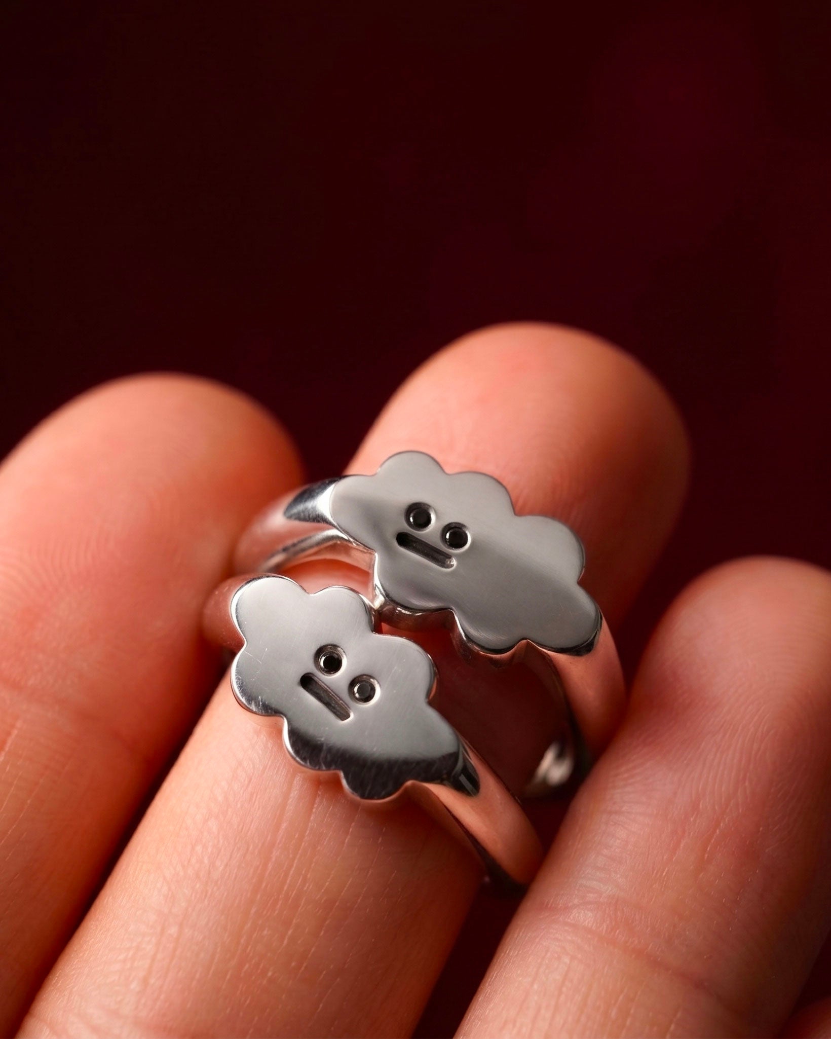 Cloudy With Sunny Spells Rings by Sarah Meredith - RockCakes