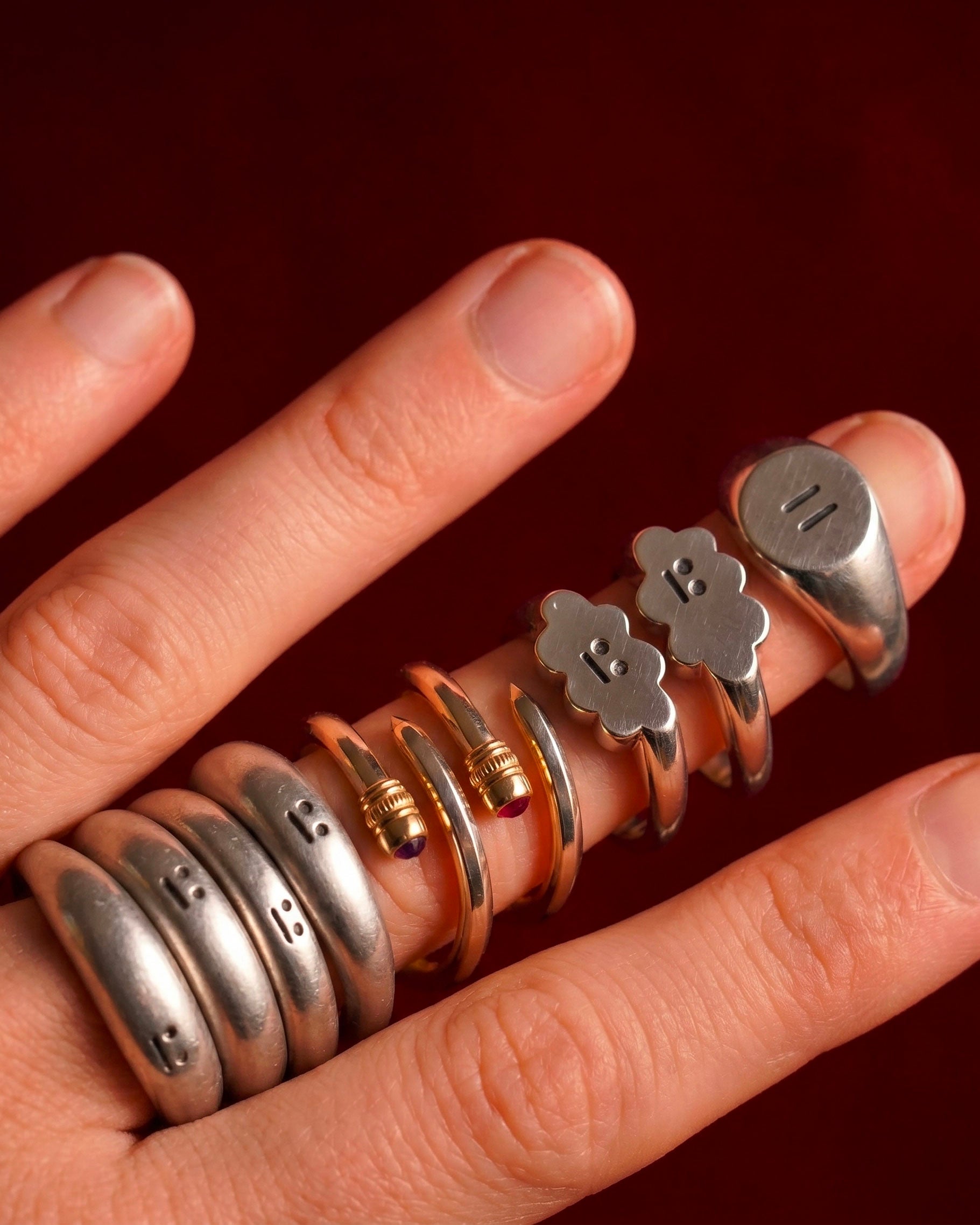 The Moody Rings by RockCakes