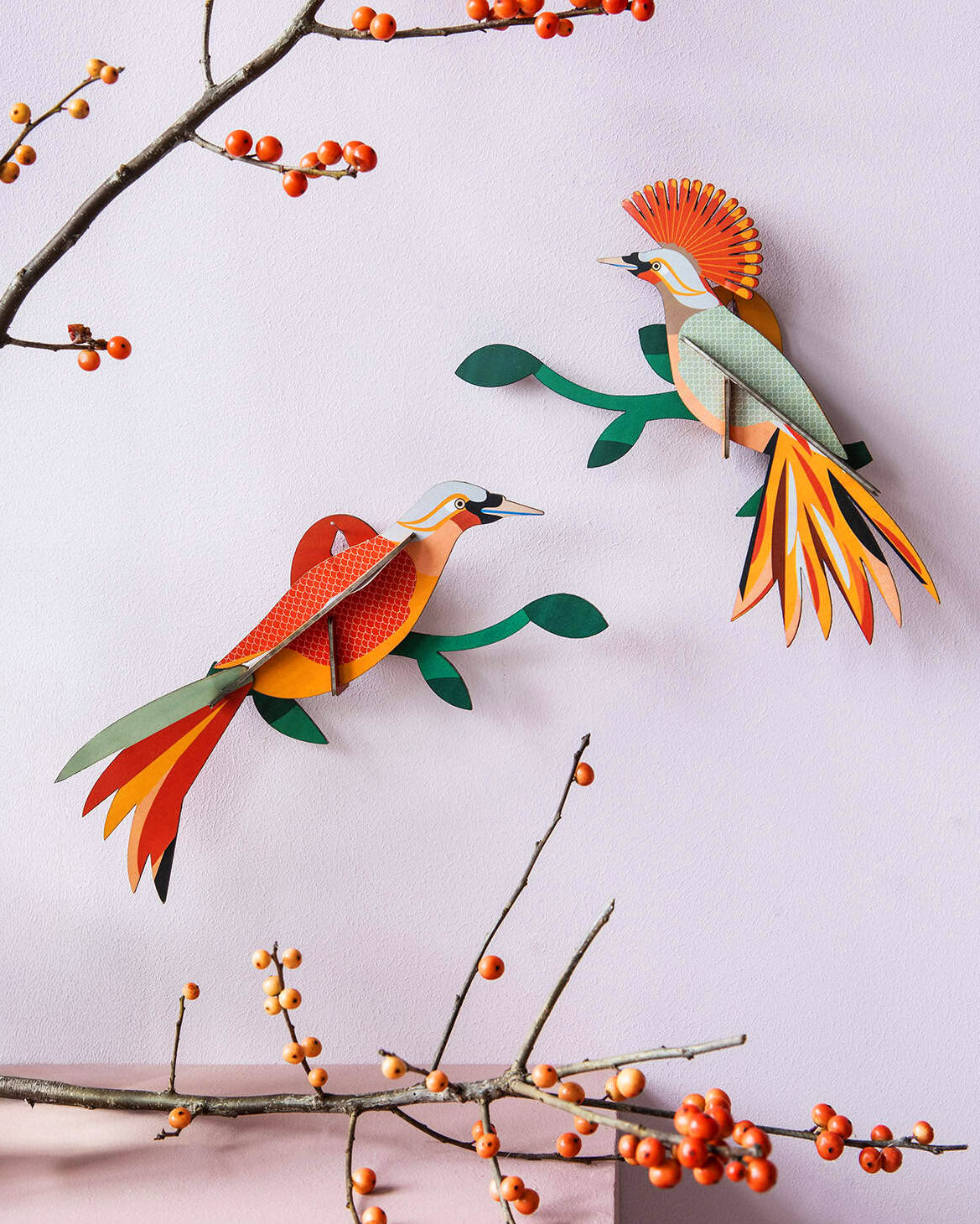 Paradise Birds Wall Art by Studio ROOF