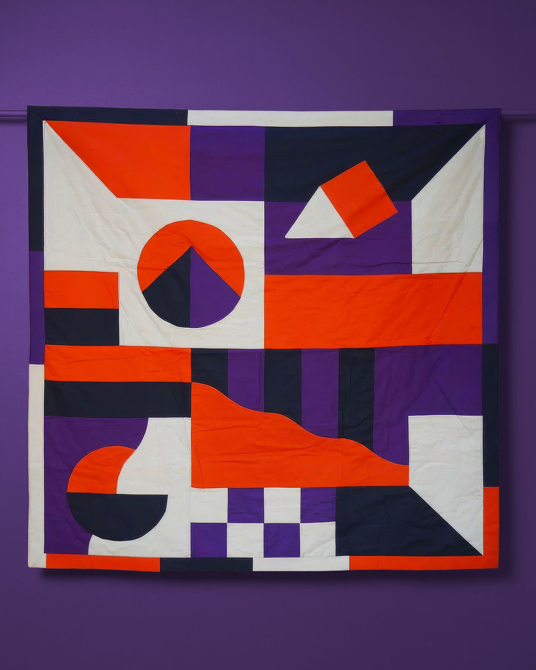 hand-quilted artworks by Alice Guillier - Safareig