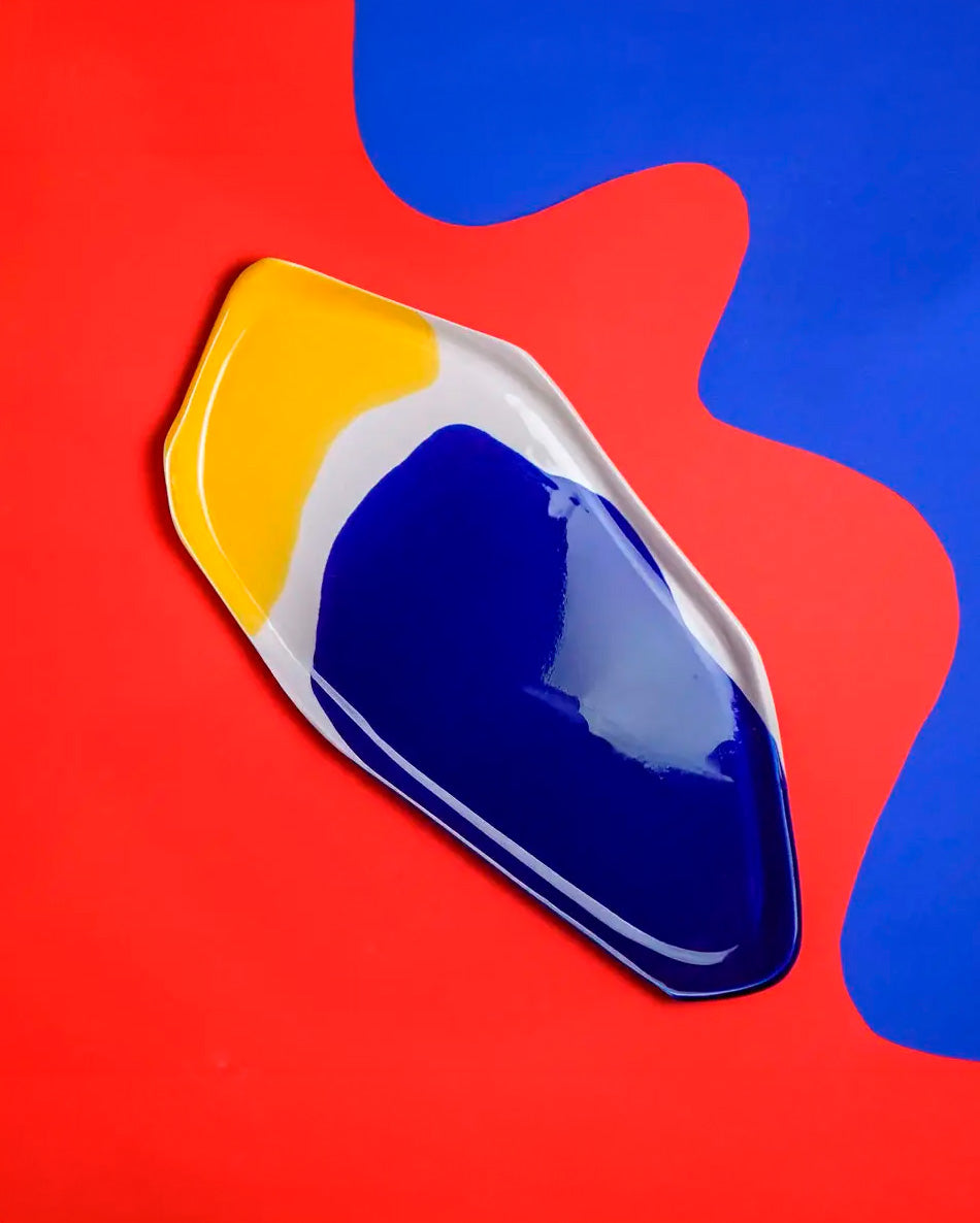 Bauhaus Serving Tray by Pottery and poetry