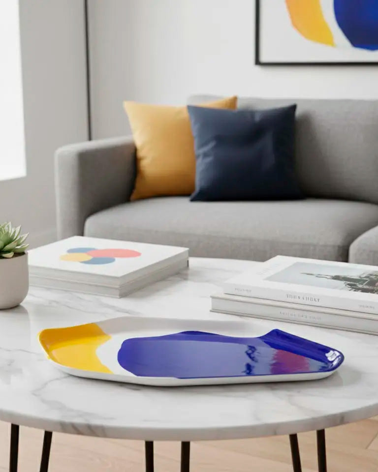 Bauhaus Serving Tray by Pottery and poetry
