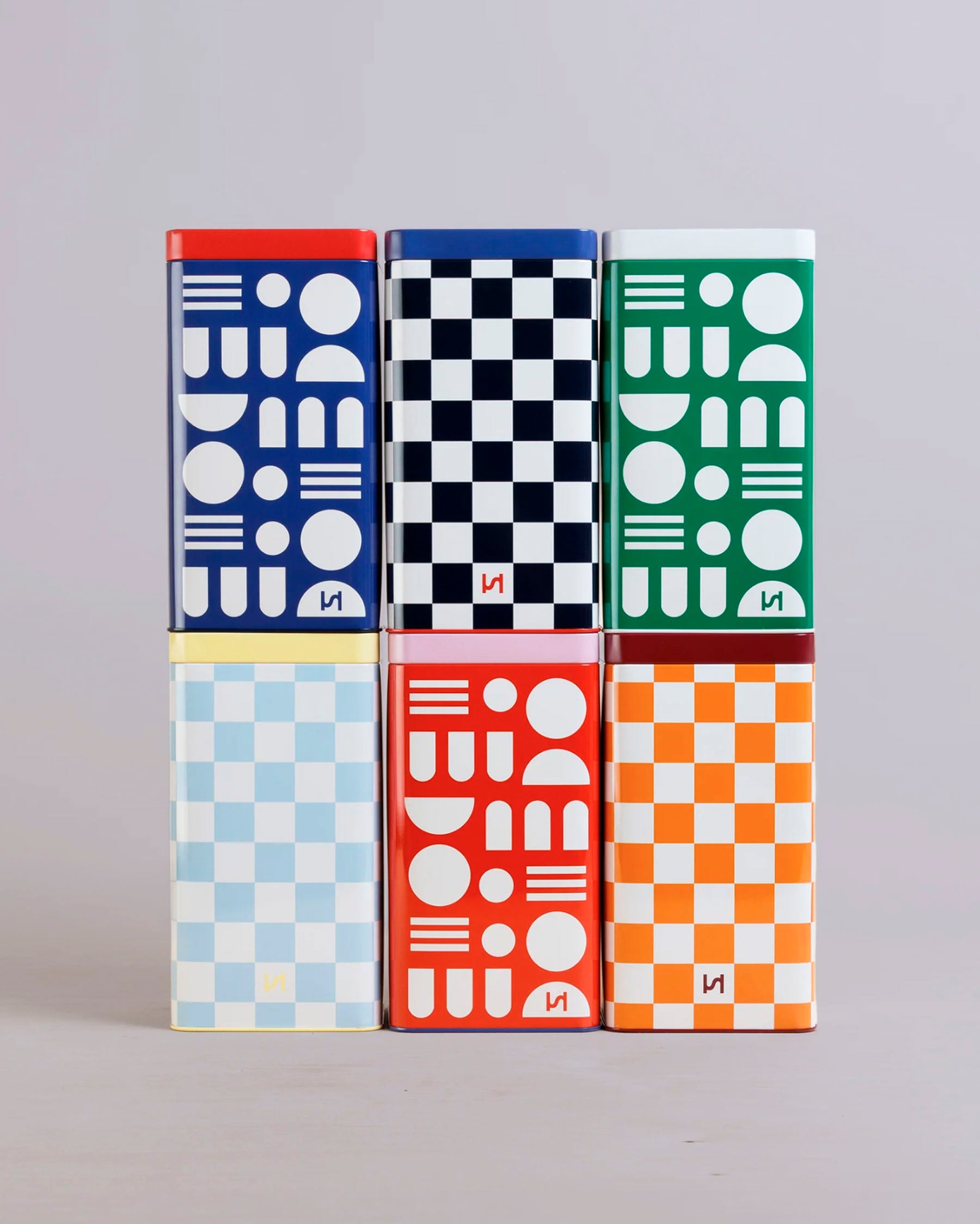 Shapes Coffee Tins by Sophie Home