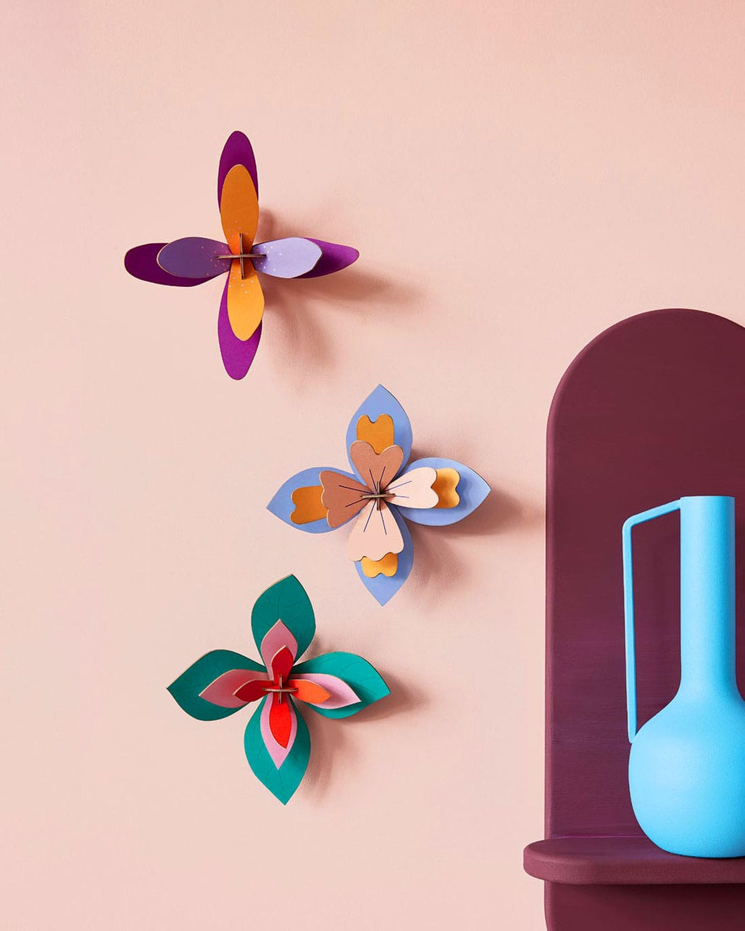 Paper Flower Cocktails by Studio ROOF