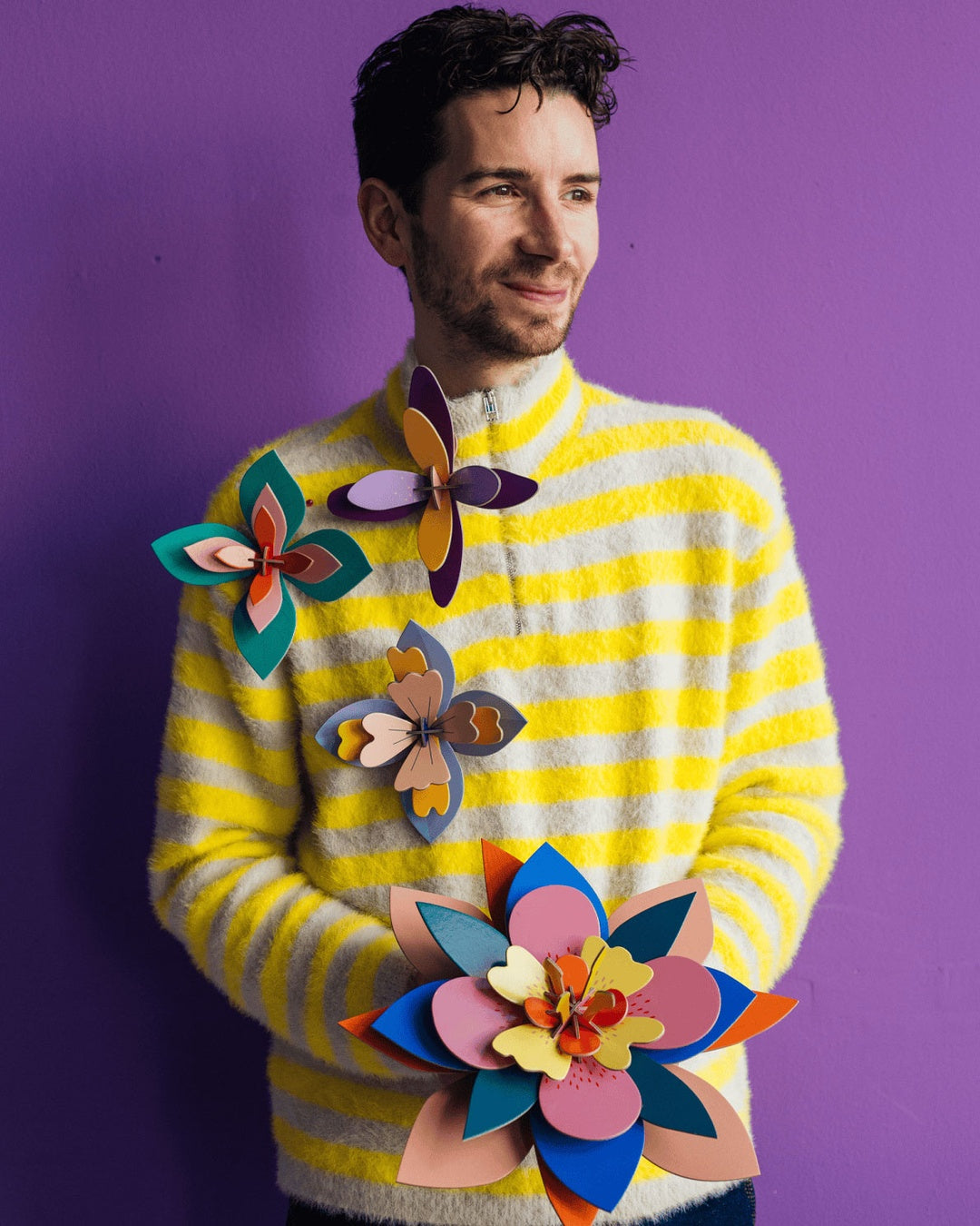 Paper Flower Cocktails by Studio ROOF
