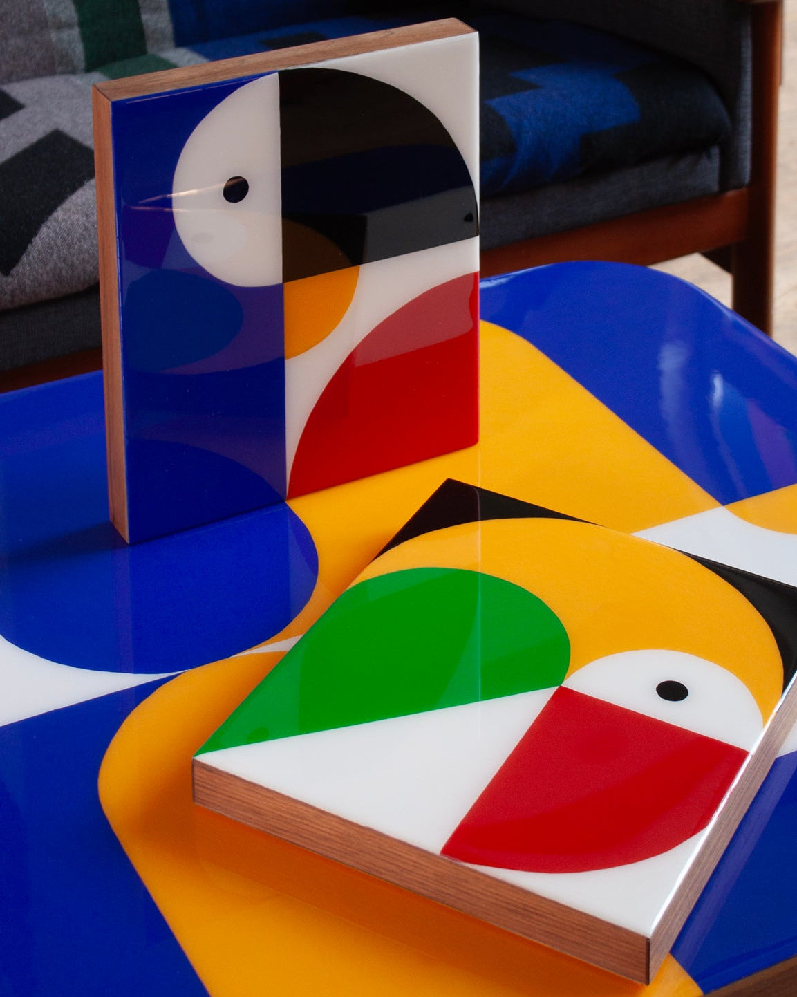 Nested Lines Reversible Paintings