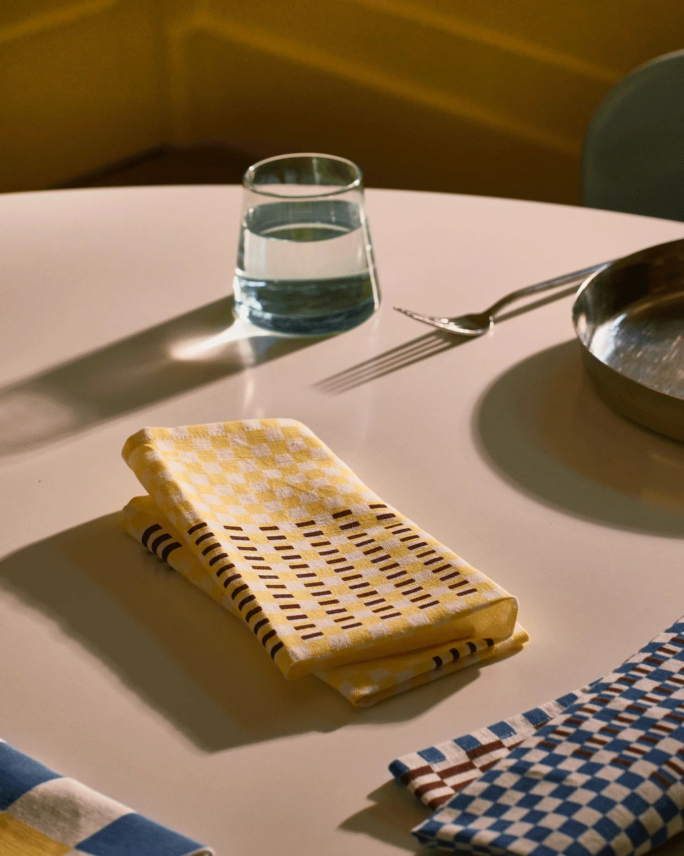 Yantra oven mitts & towels by Kangan Arora - Tiipoi