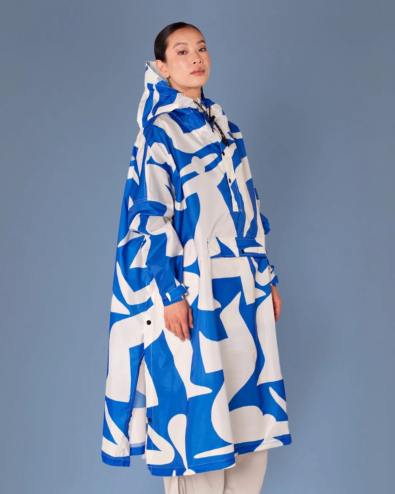 Blue Dance Rain Poncho