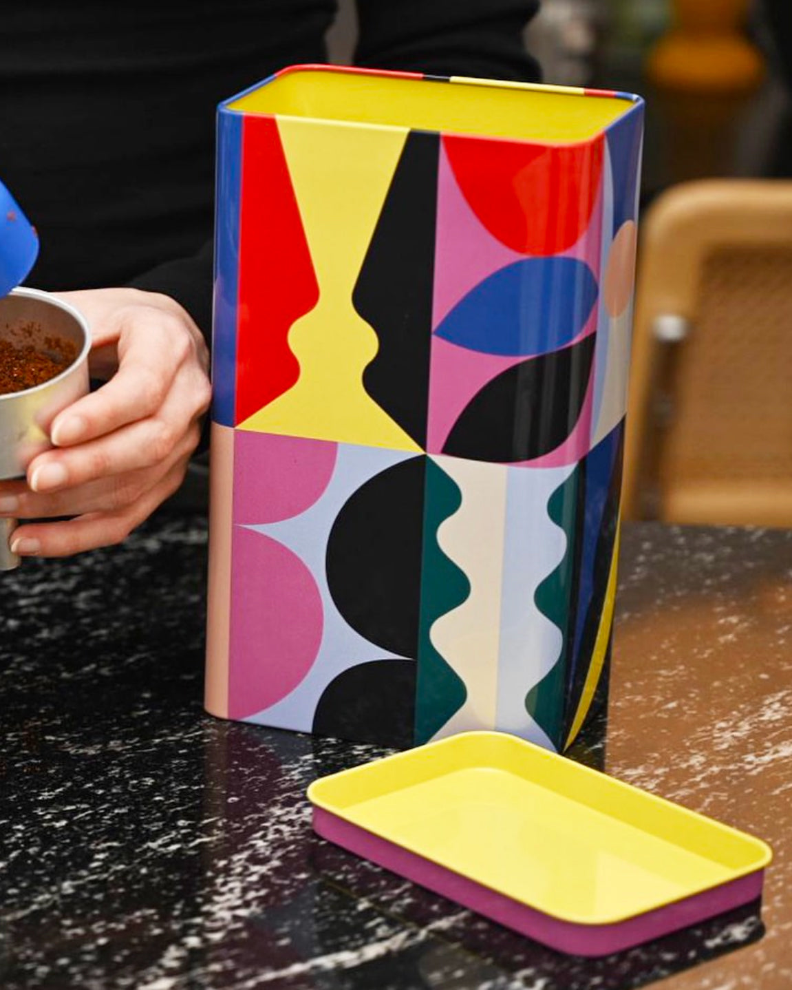 Artists coffee tins