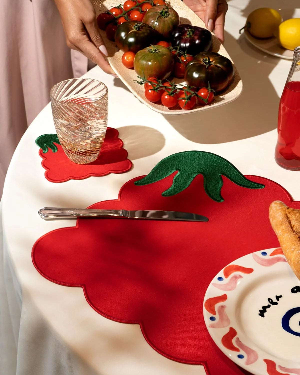 Fruit and Veg Coasters & Placemats by OCTAEVO