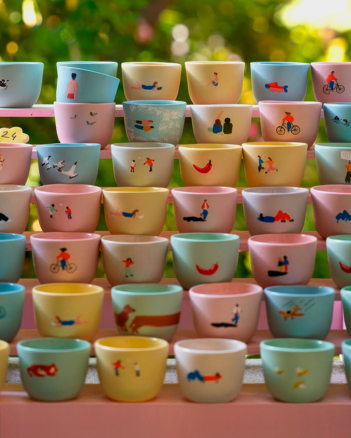Little People Hand-Painted Ceramics by Top Top