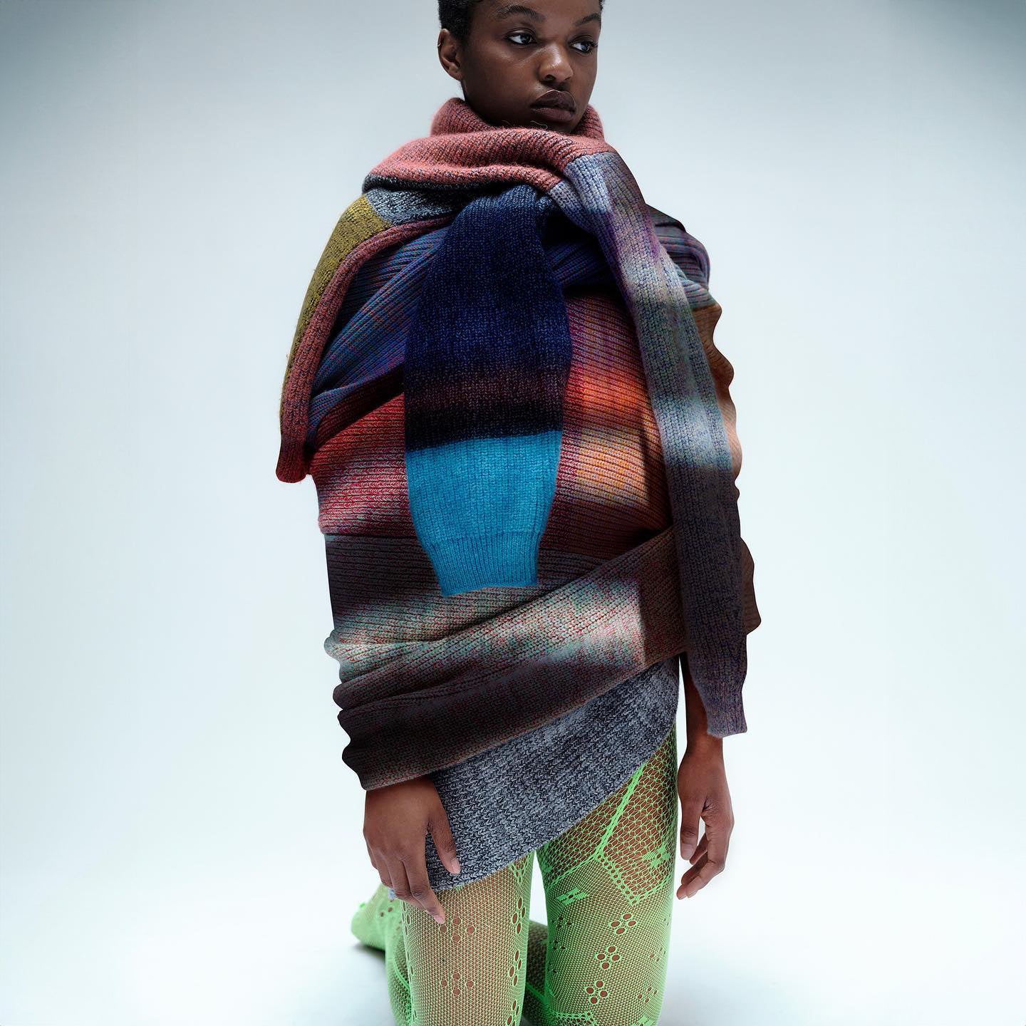 Waste Yarn Project Knitwear – I can't afford this but maybe she can